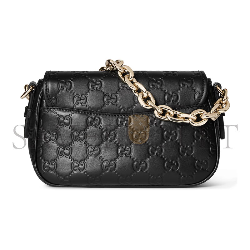 GUCCI GG EMBLEM SMALL SHOULDER BAG 847448 (20.5*13*7cm) GUCCI GG EMBLEM SMALL SHOULDER BAG 847448 (20.5*13*7cm)